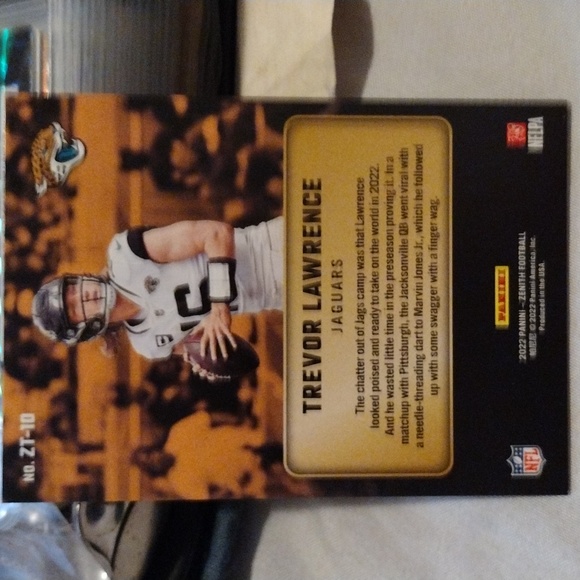 Trevor Lawrence Z-TEAM 2022 panini zenith - Picture 2 of 2